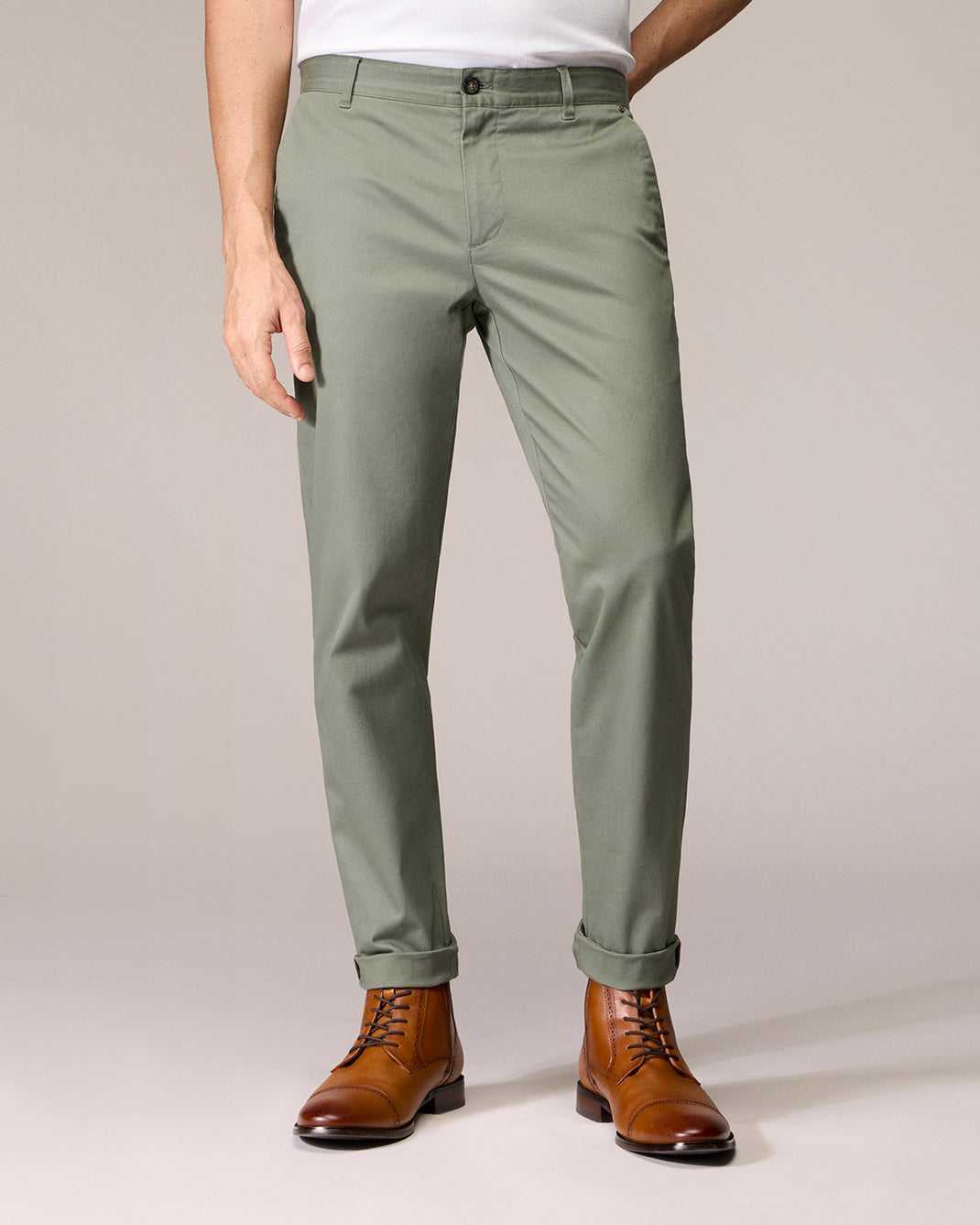 Pantalon Psycho Bunny Gilman Regular Fit Chino Pant Vert Homme | MSR-24894169